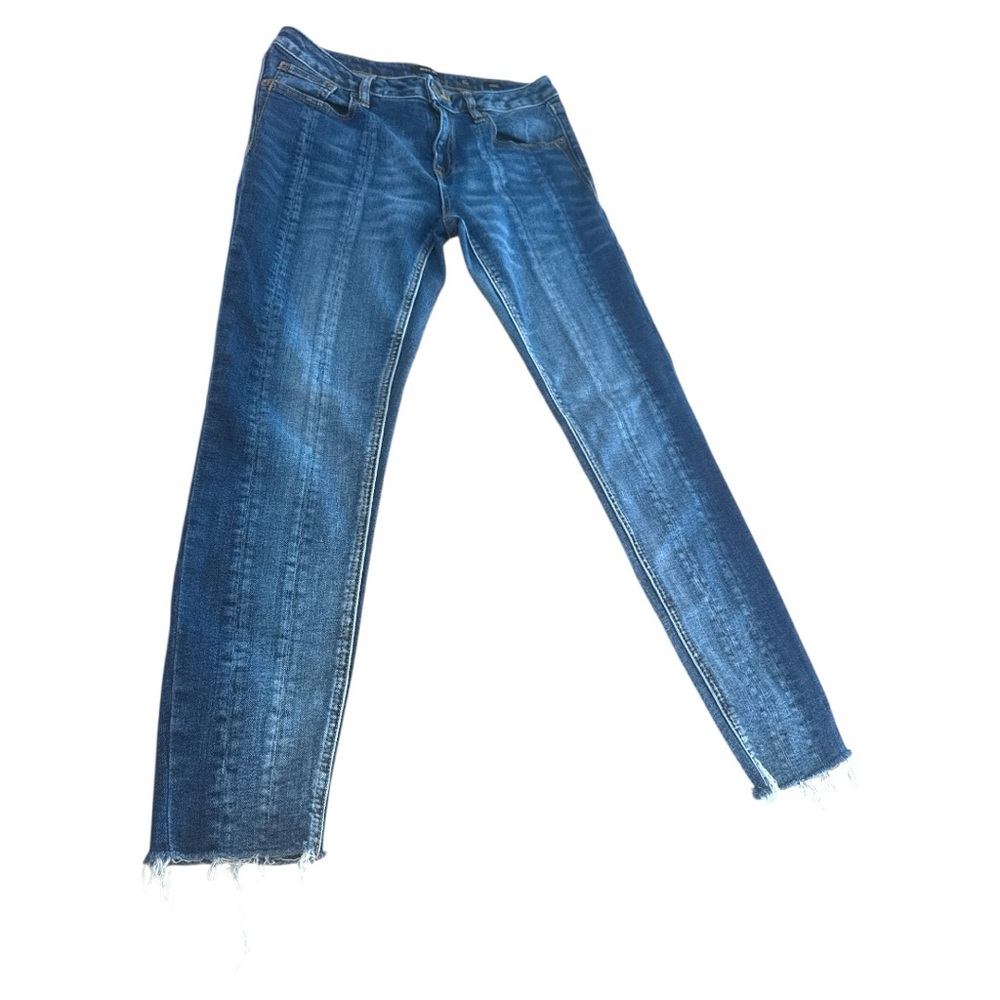 Miss Me Classic Blue Straight Leg Jeans Womens 27/27 style M2166AK